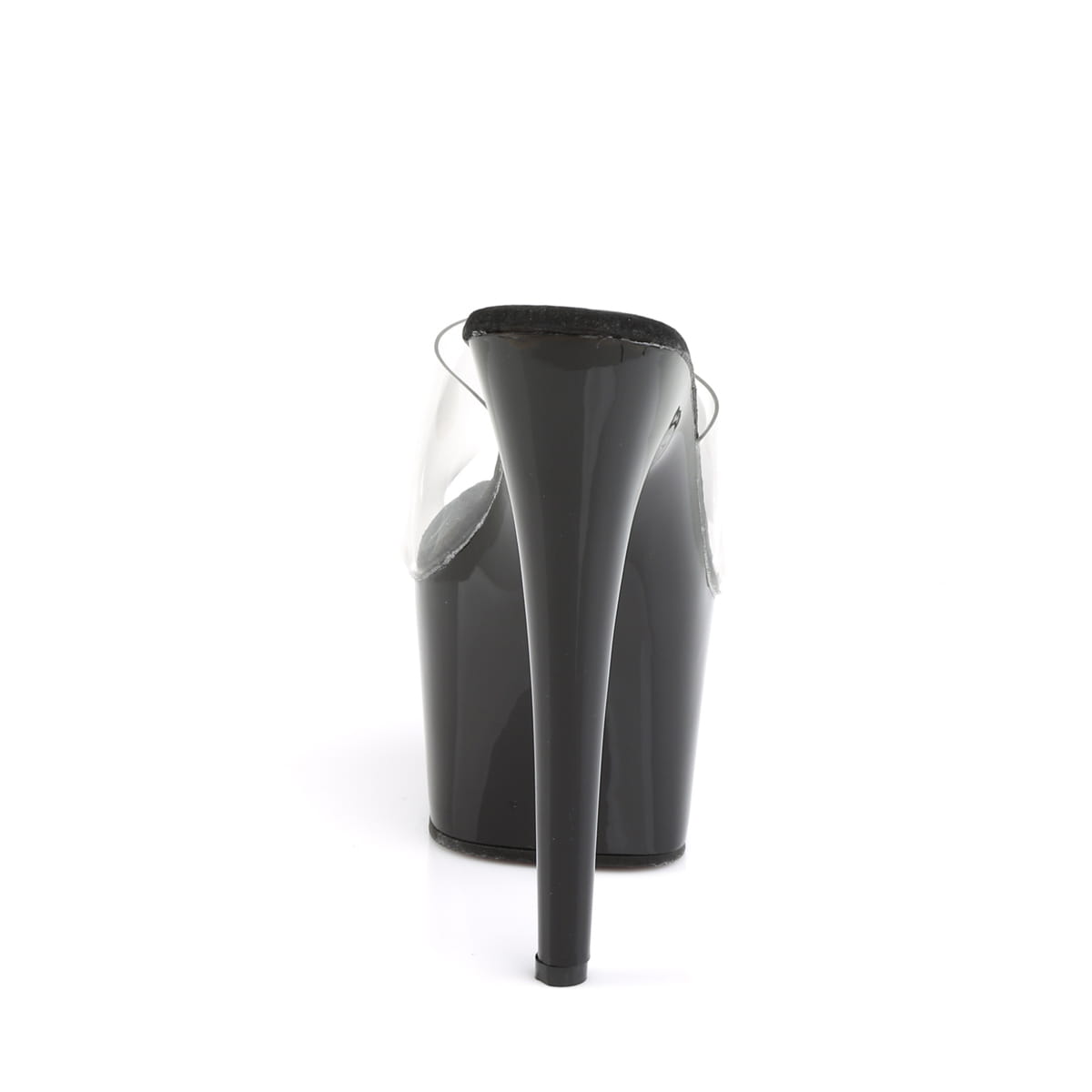 Pleaser ADORE-701 Damen Slipper Transparent Schwarz EU 37