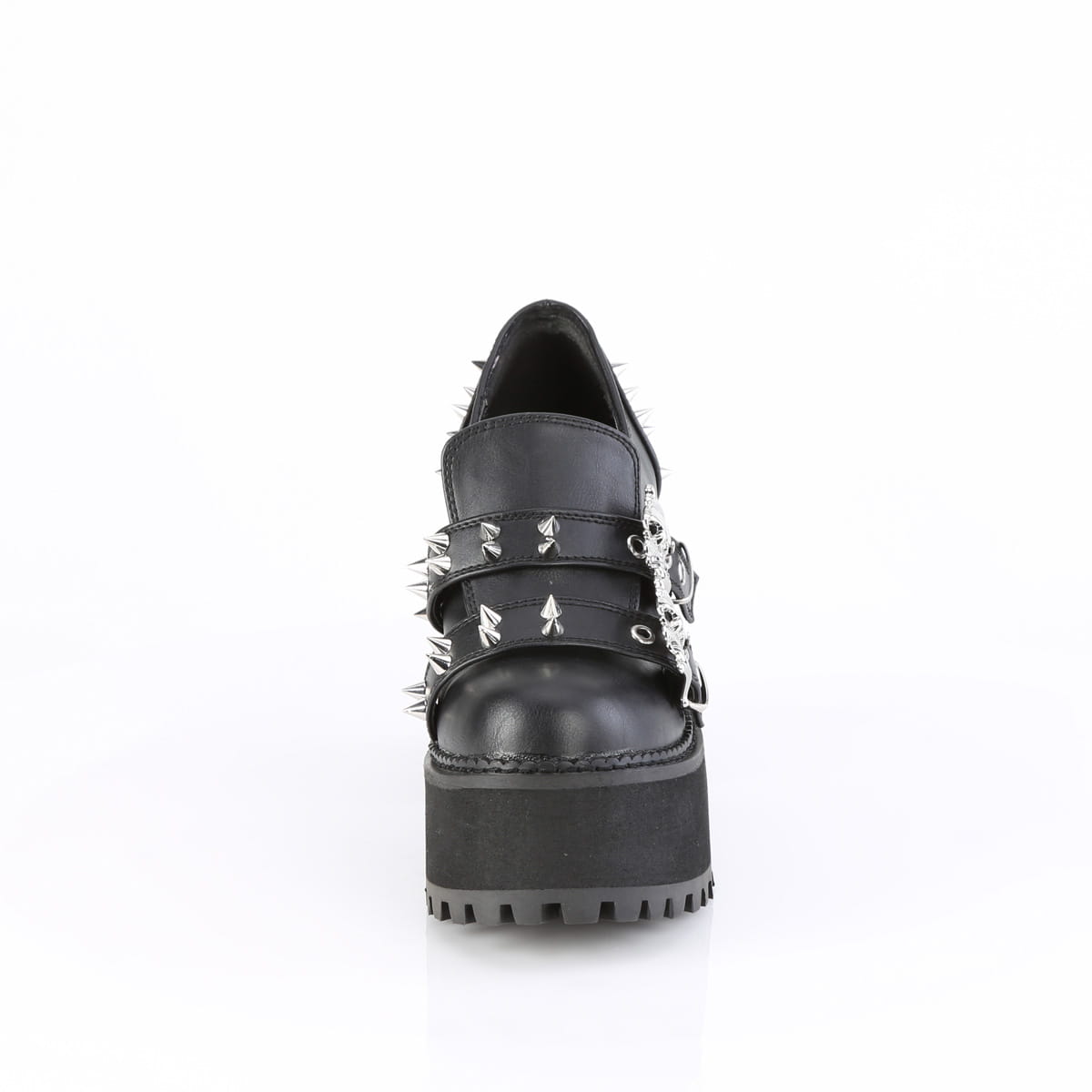 DemoniaCult ASSAULT-38 Damen Halbschuh Schwarz  EU 40