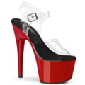 Transparent Schwarz Rot