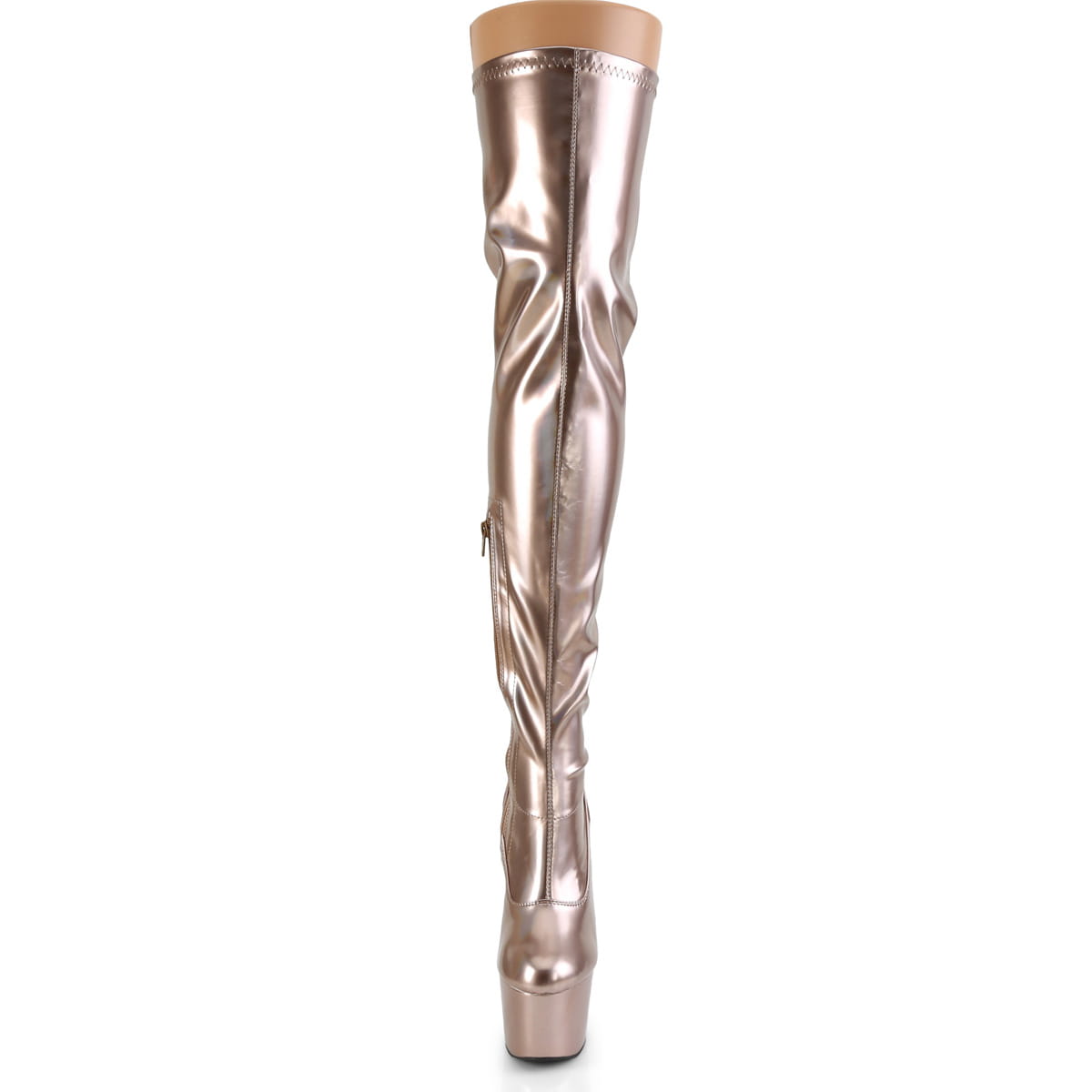 Pleaser ADORE-3000HWR Damen Stiefel Roségold  EU 35