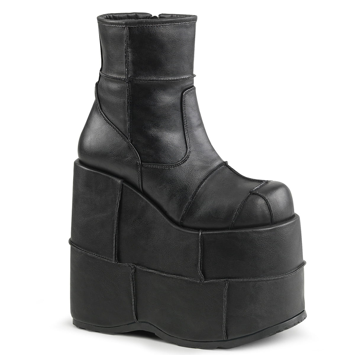 DemoniaCult STACK-201 Unisex Stiefelette Schwarz