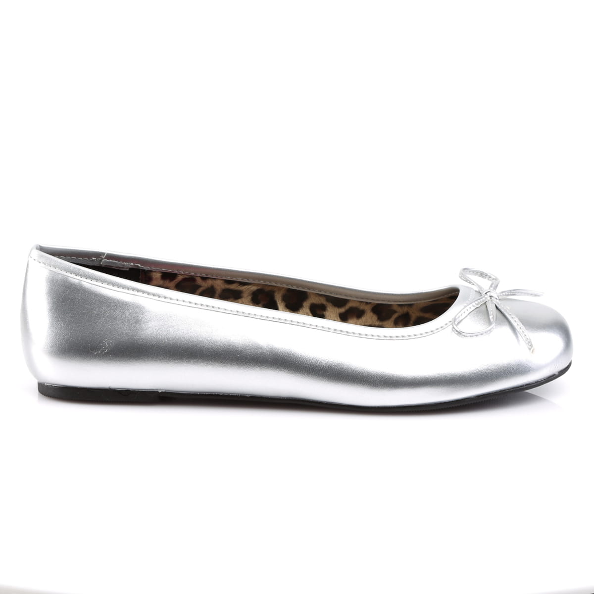 Pleaser Pink Label ANNA-01 Damen Flats Silber  EU 45