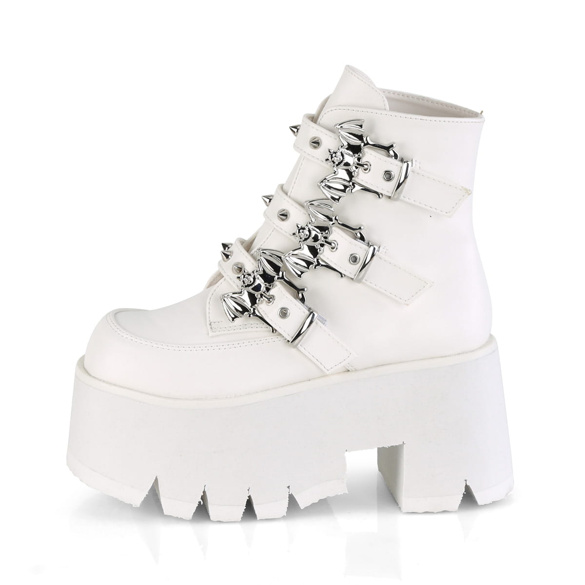 DemoniaCult ASHES-55 Damen Stiefelette Weiß  EU 39