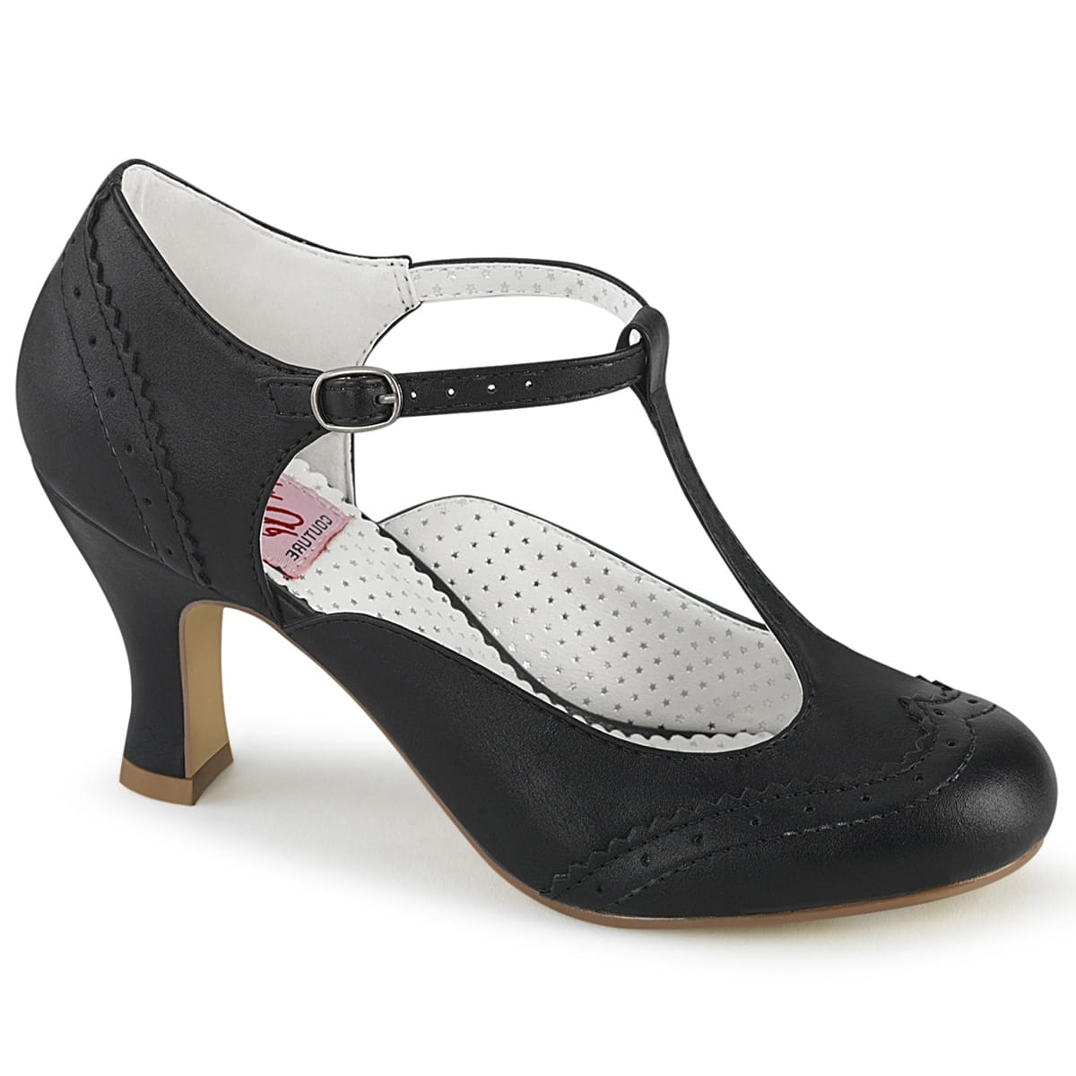 Pin Up Couture FLAPPER-26 Damen Pumps Schwarz  EU 42