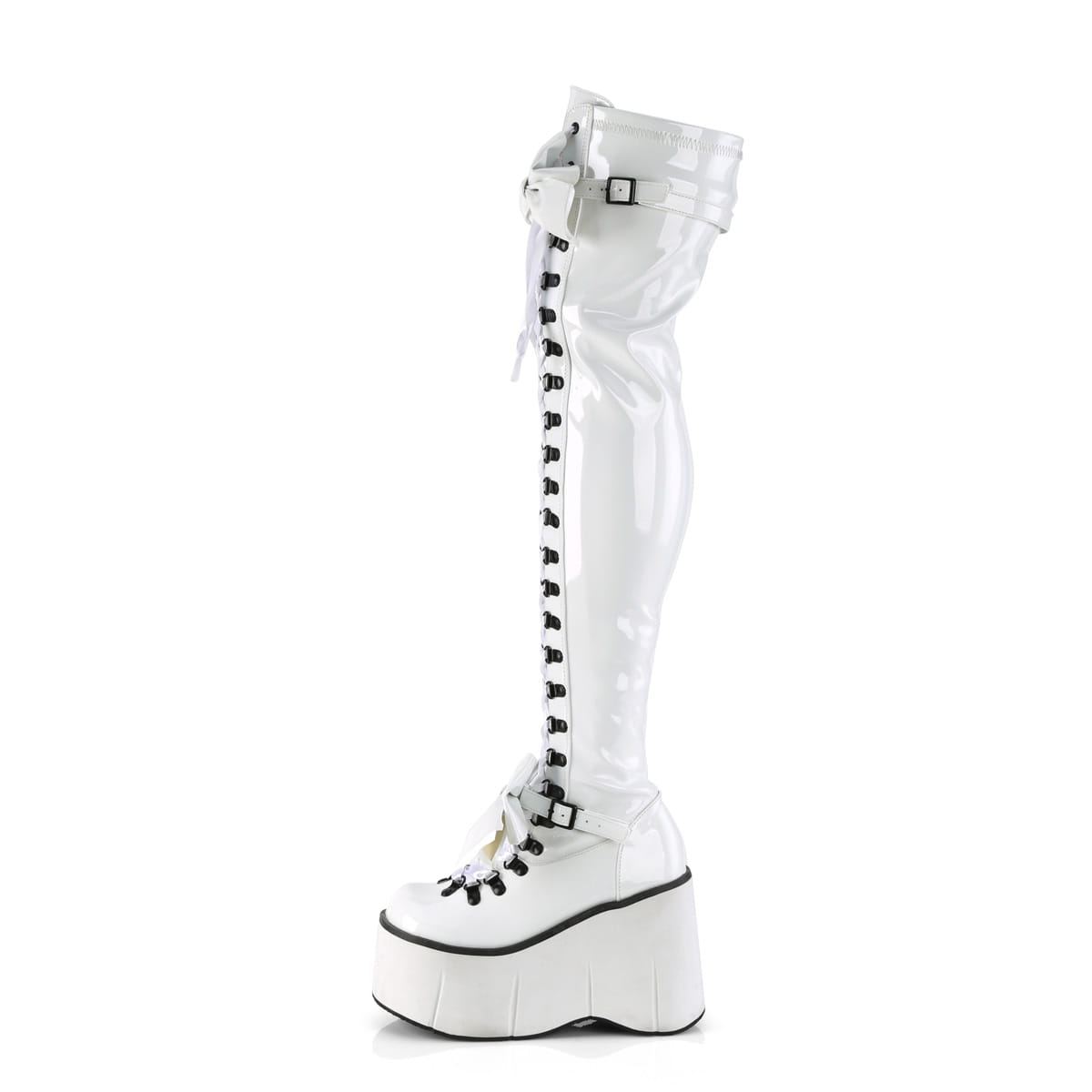 DemoniaCult KERA-303 Damen Stiefel Weiß  EU 39