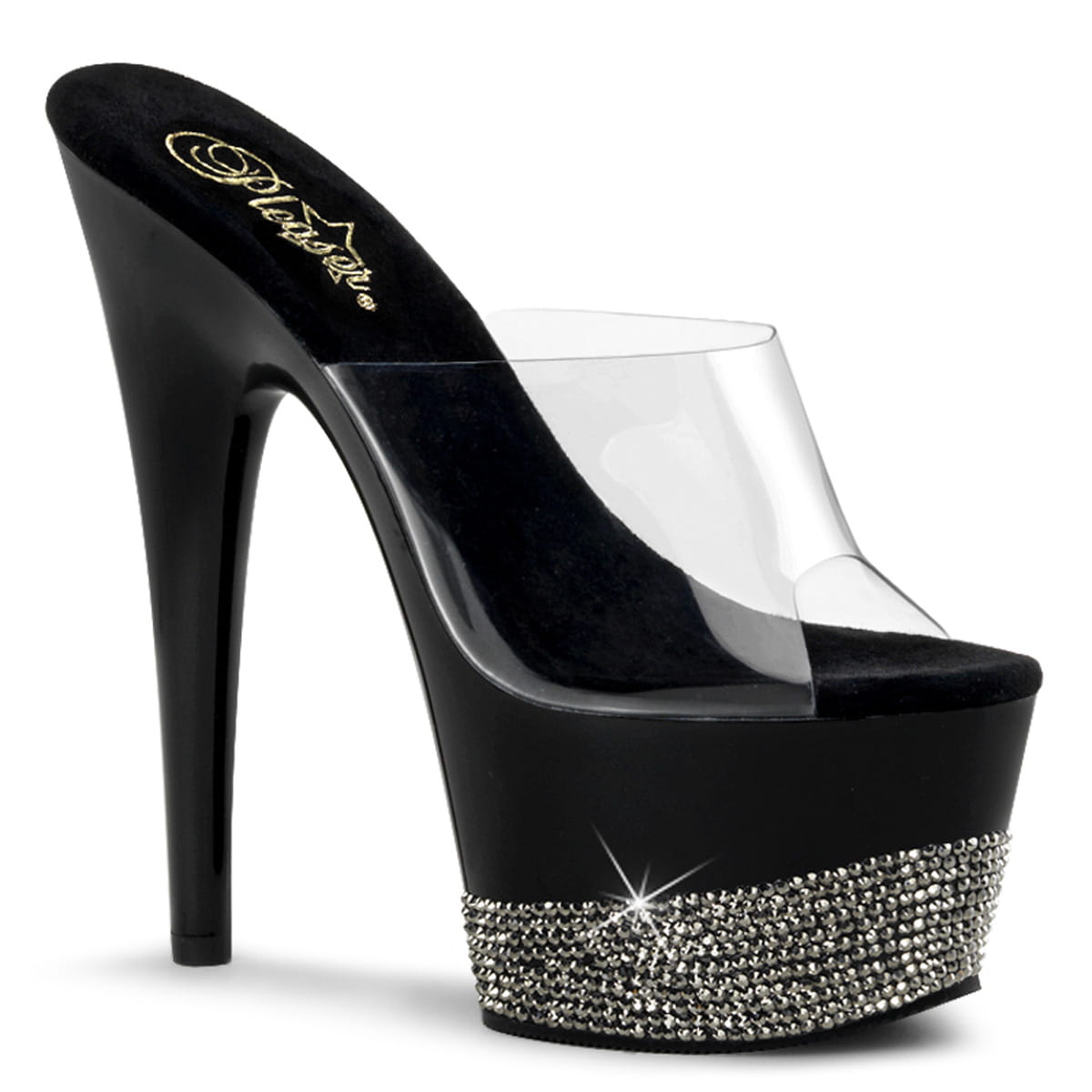 Pleaser ADORE-701-3 Damen Slipper Transparent EU 42