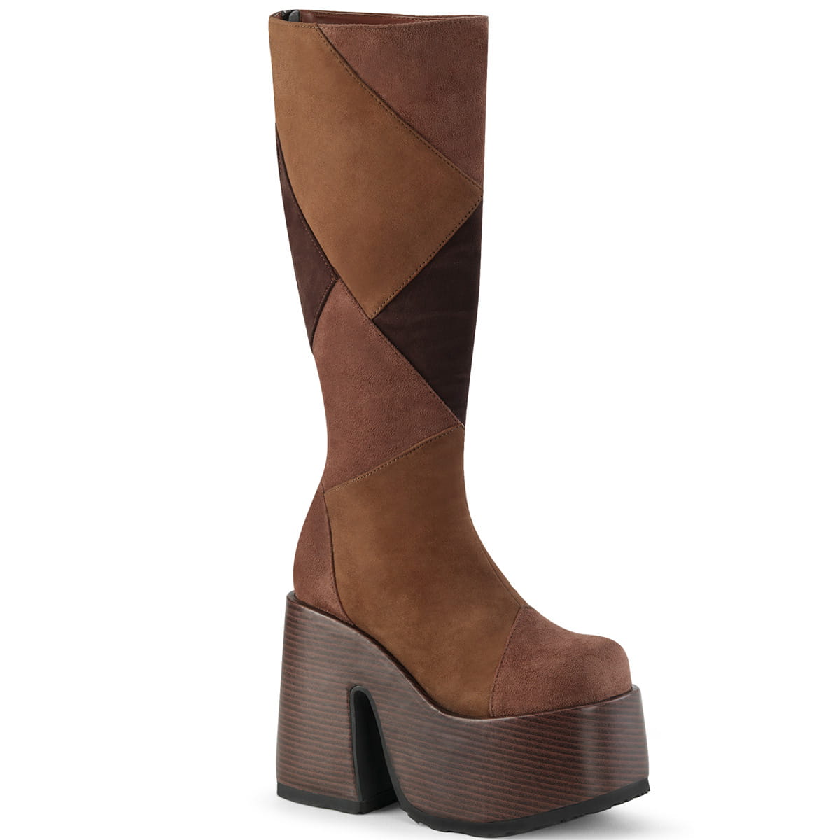 DemoniaCult CAMEL-280 Damen Stiefel Braun Mehrfarbig EU 36