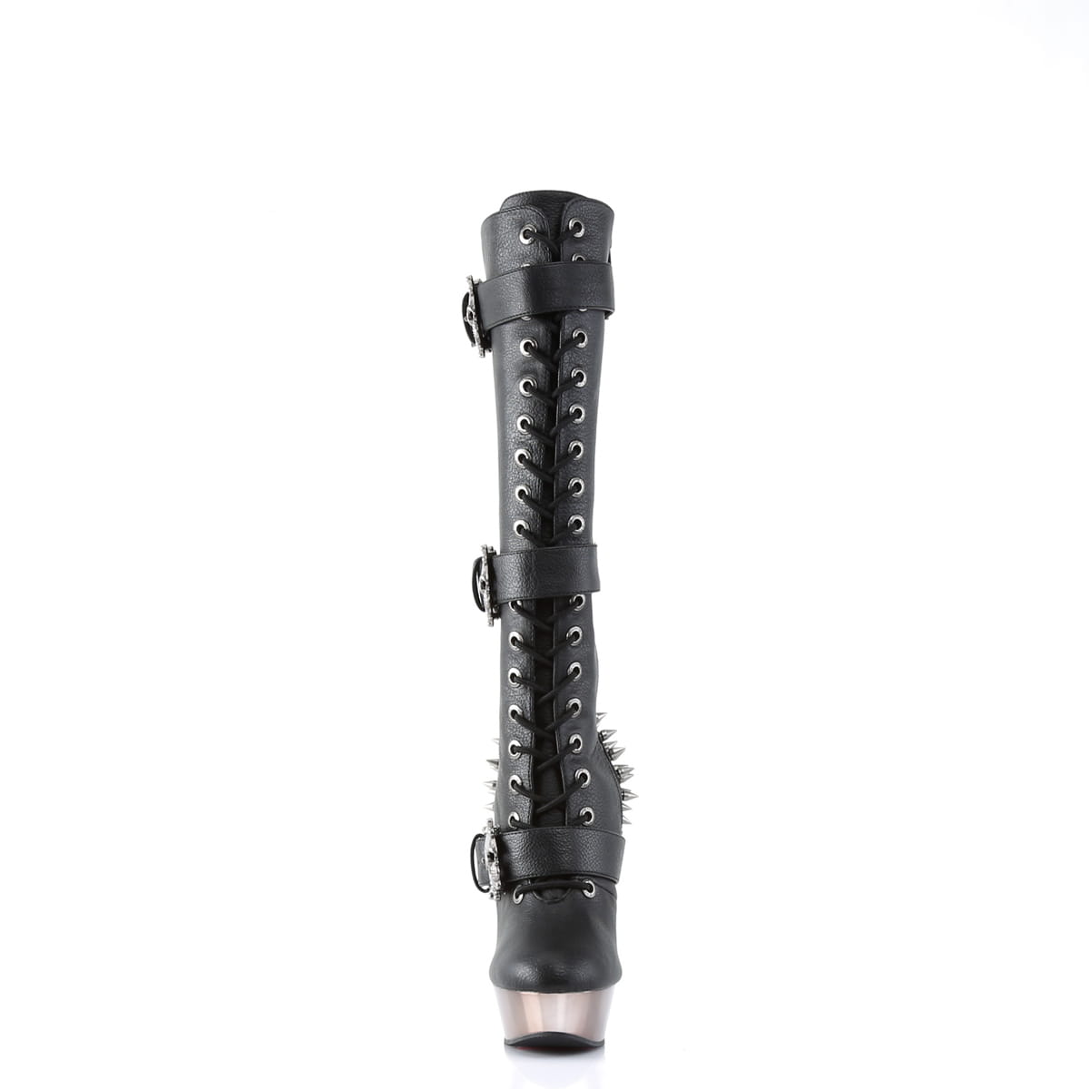 DemoniaCult MUERTO-2028 Damen Stiefel Schwarz  EU 40