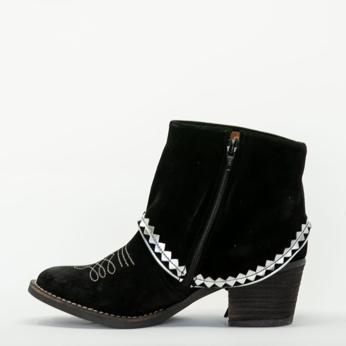NEMONIC Boho Wildleder Fransen Booties Ante Negro Schwarz Silber 2108 - 40, Bekleidung, Schuhwerk, Schuh, Hoher Absatz, Bekleidung, Schuhwerk, Schuh, Hoher Absatz, Bekleidung, Schuhwerk, Schuh, Hoher Absatz, Bekleidung, Schuhwerk, Schuh, Hoher Absatz, Bek