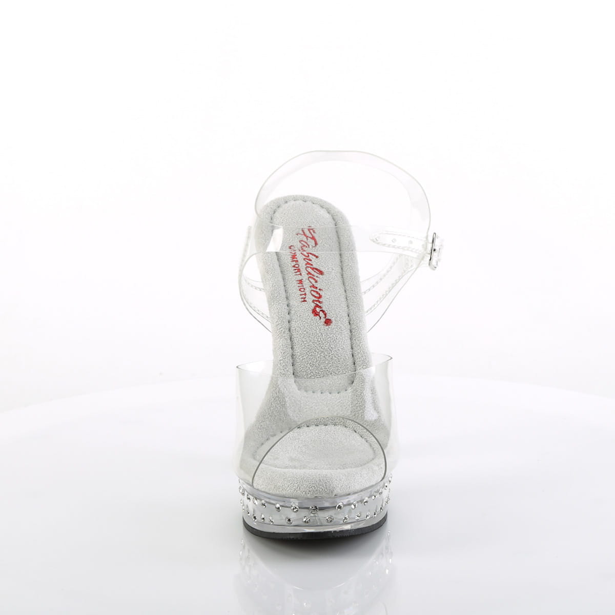 Fabulicious MAJESTY-508SDT Damen Sandale Transparent  EU 41