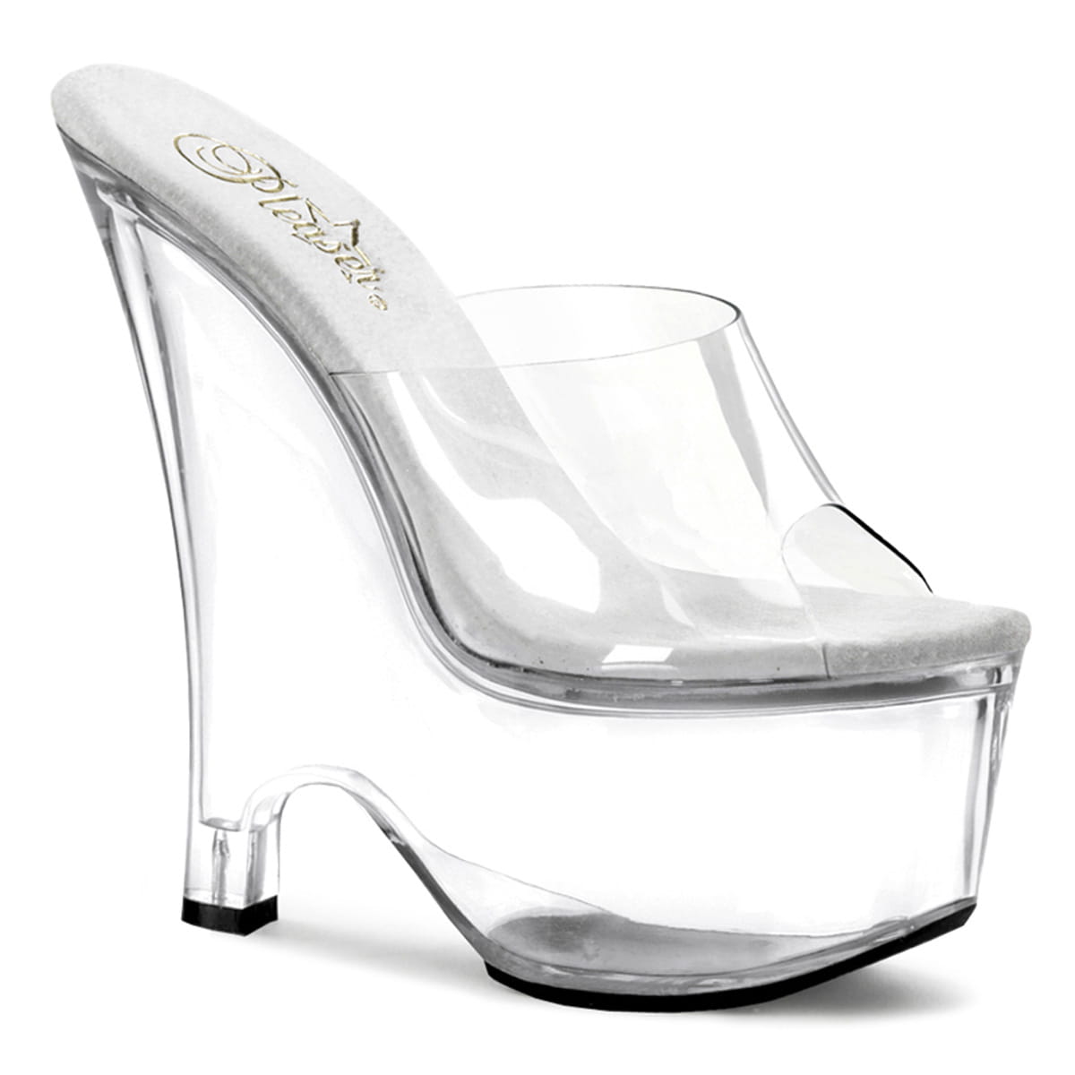 Pleaser BEAU-601 Damen Slipper Transparent EU 38