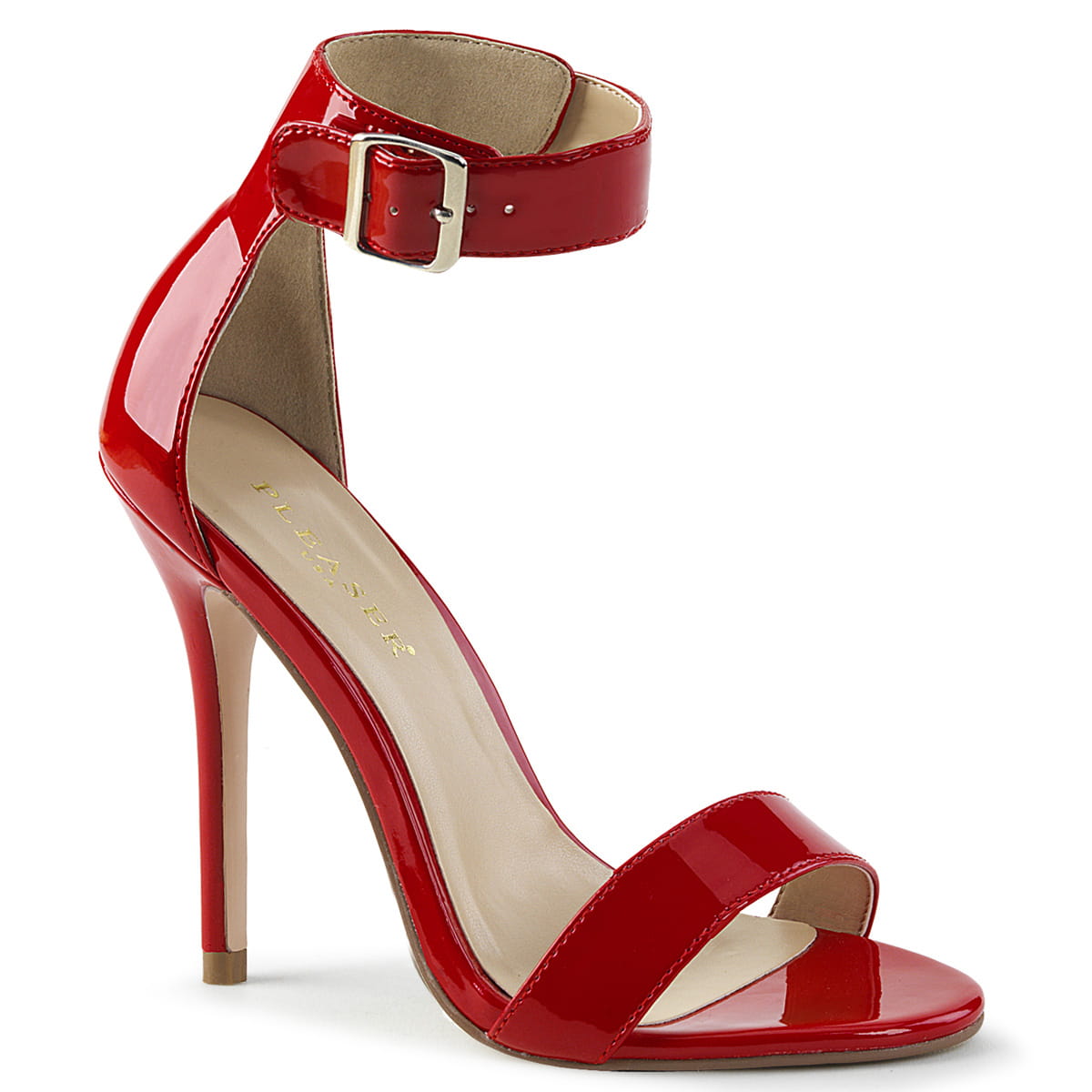Pleaser AMUSE-10 Damen Sandale Rot  EU 45