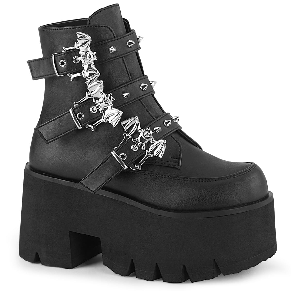 DemoniaCult ASHES-55 Damen Stiefelette Schwarz  EU 39