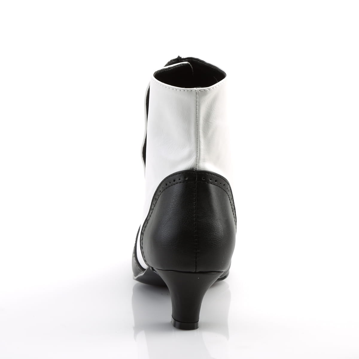 Bordello FLORA-1023 Damen Stiefelette Weiß Schwarz EU 38