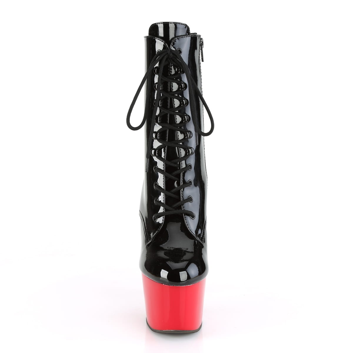 Pleaser ADORE-1020 Damen Stiefelette Schwarz Rot EU 42