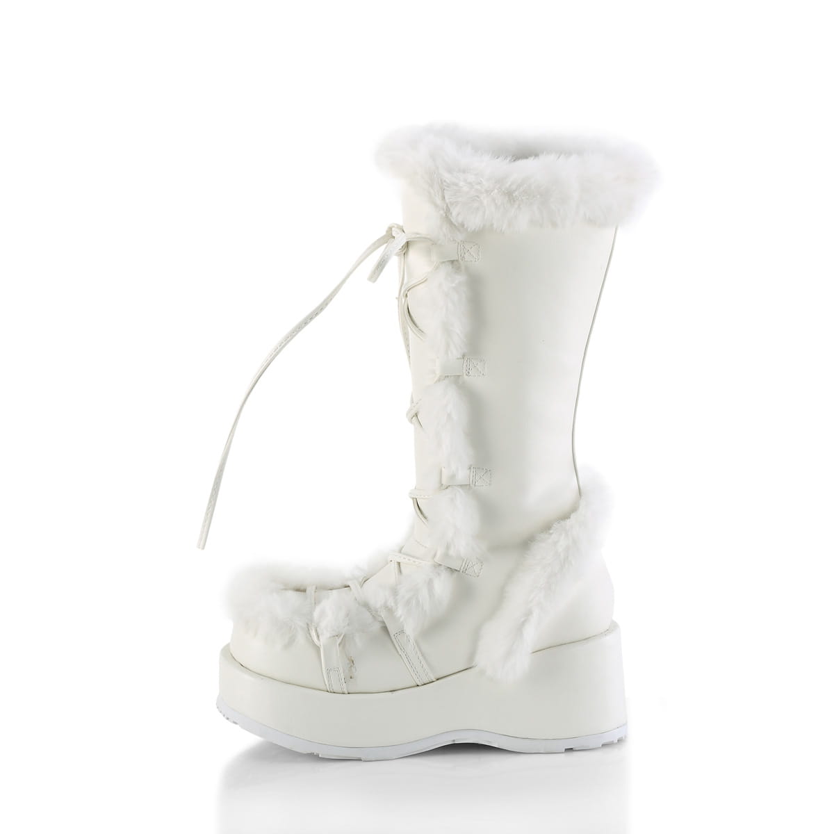 DemoniaCult CUBBY-311 Damen Stiefel Weiß  EU 38