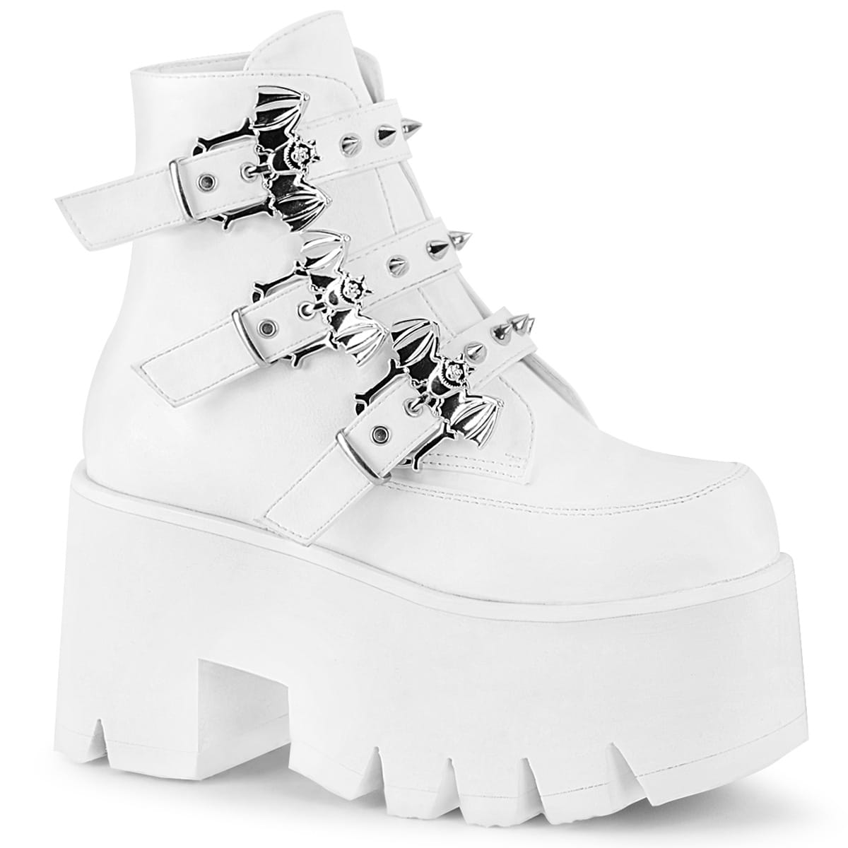 DemoniaCult ASHES-55 Damen Stiefelette Weiß  EU 39