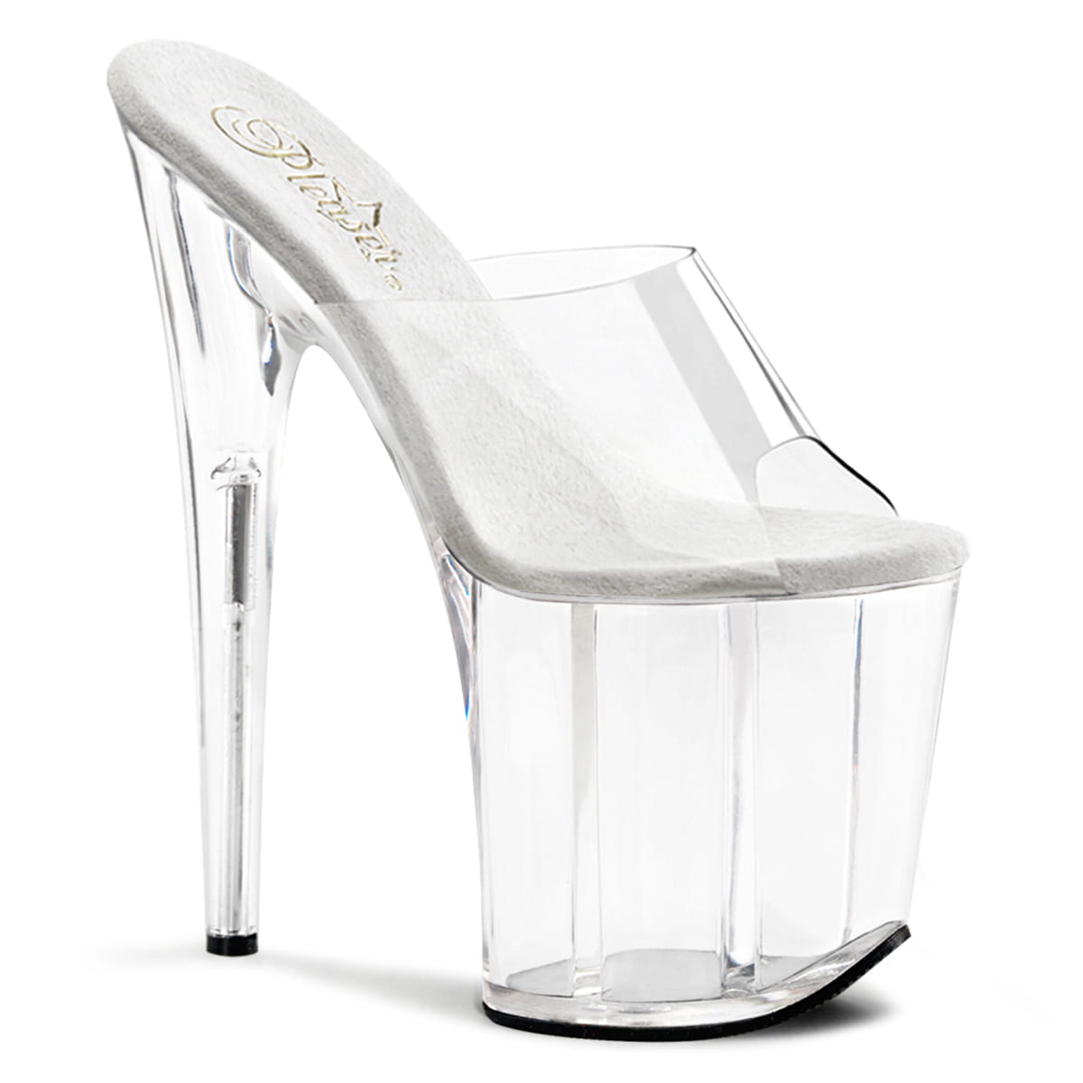 Pleaser FLAMINGO-801 Damen Slipper Transparent EU 38