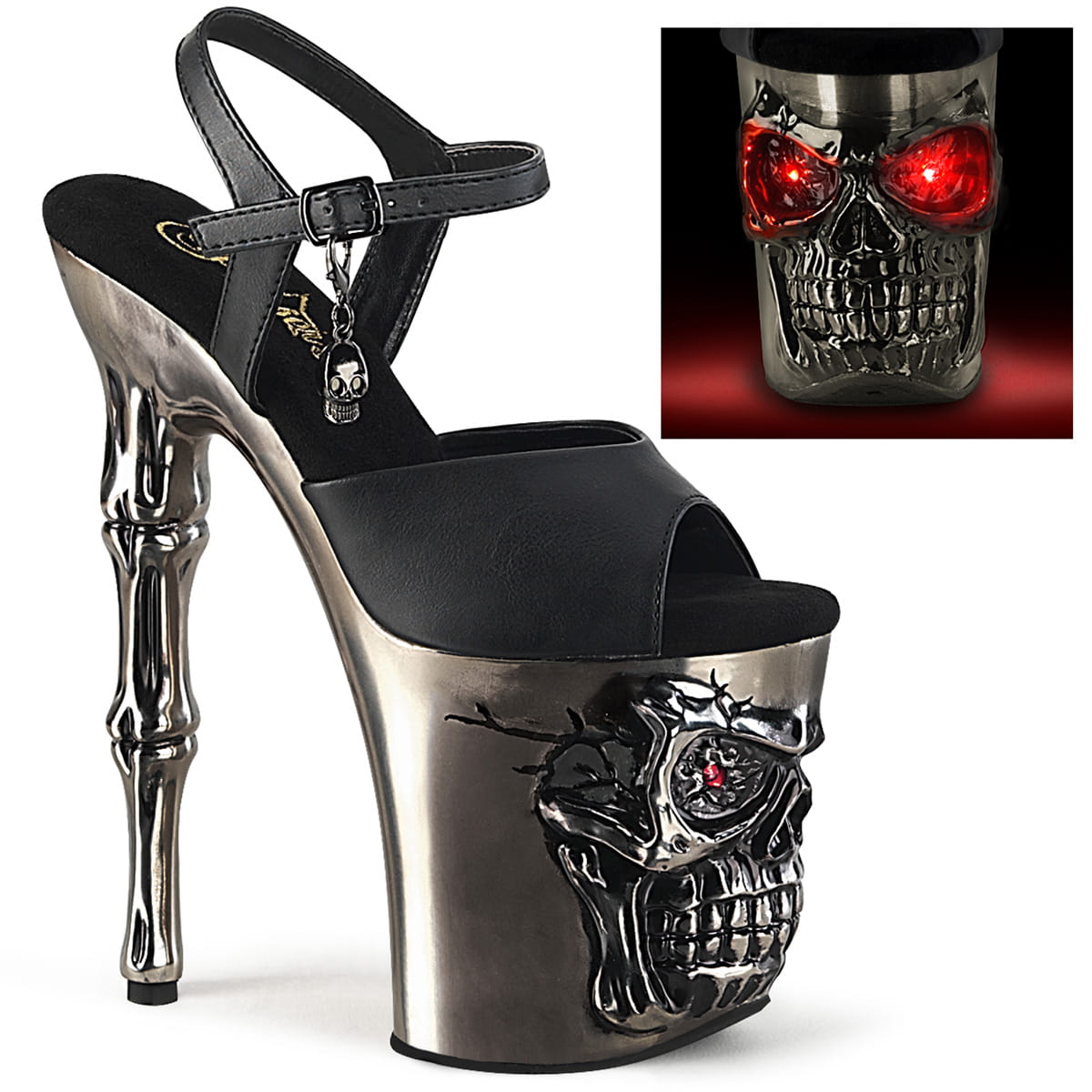 Pleaser RAPTURE-809-LT Damen Sandale