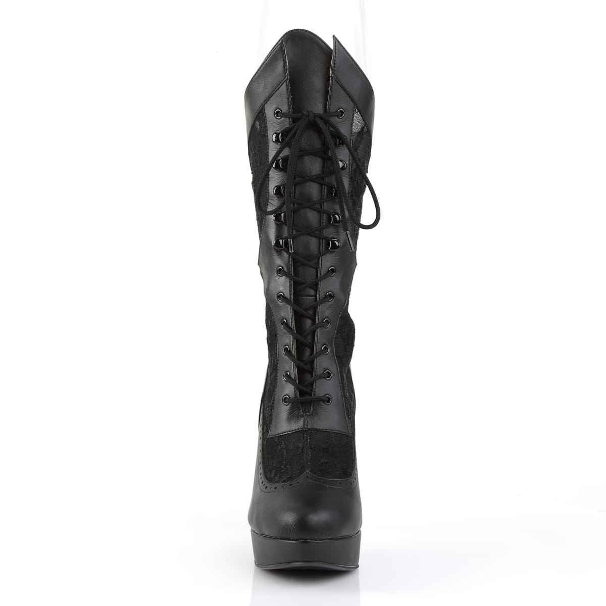 Pleaser Pink Label CHLOE-115 Unisex Stiefel Schwarz  EU 46