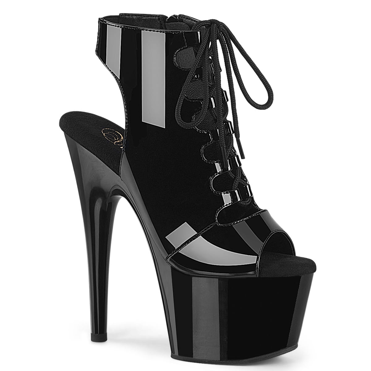Pleaser ADORE-700-20 Damen Plateau Schnürstiefelette