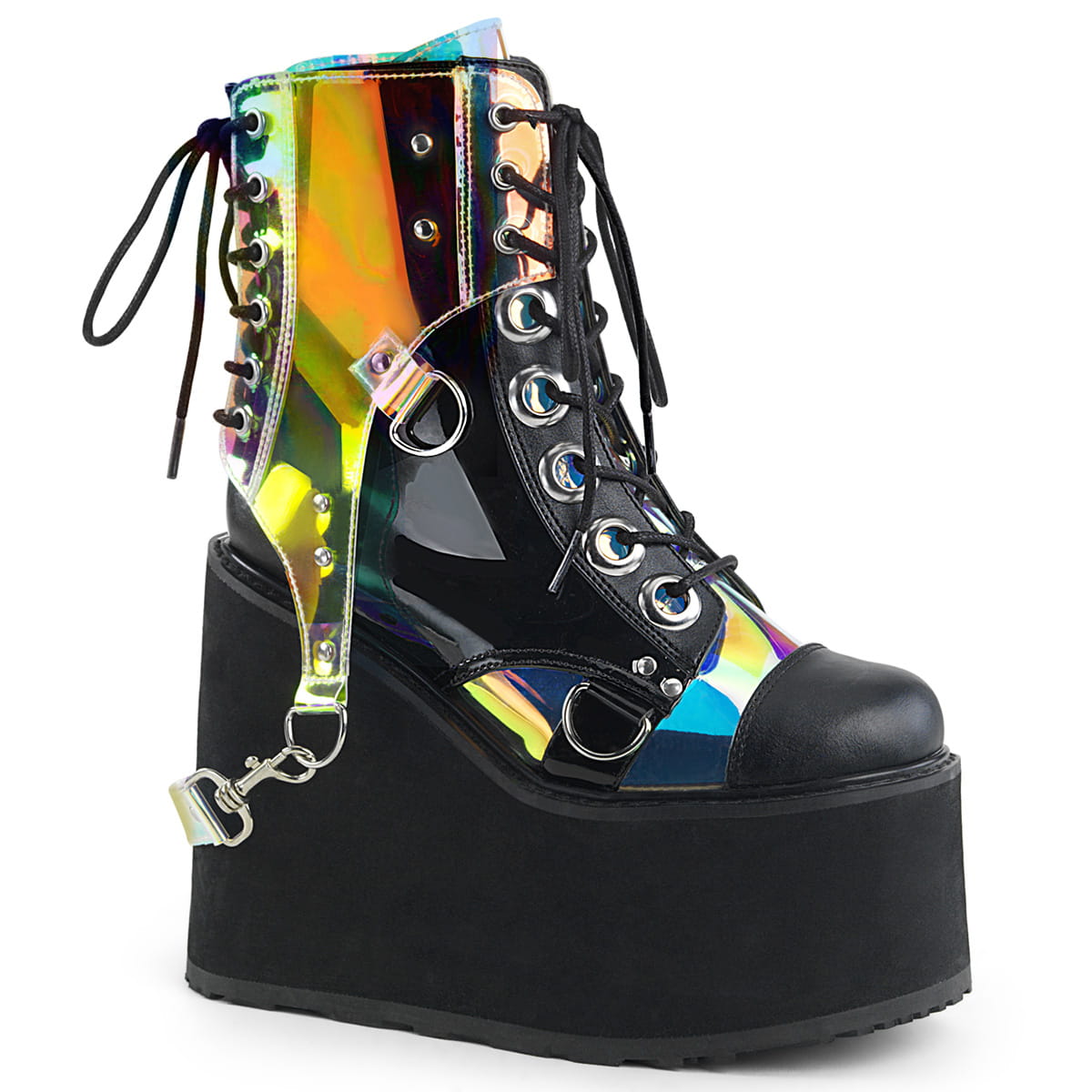 DemoniaCult SWING-115 Damen Stiefelette Schwarz