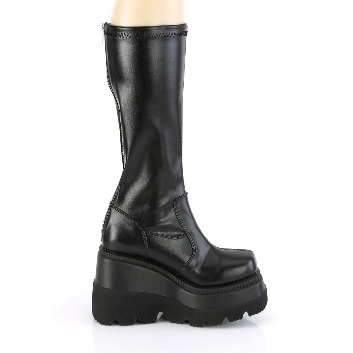 DemoniaCult SHAKER-65 Damen Stiefel Schwarz  EU 38