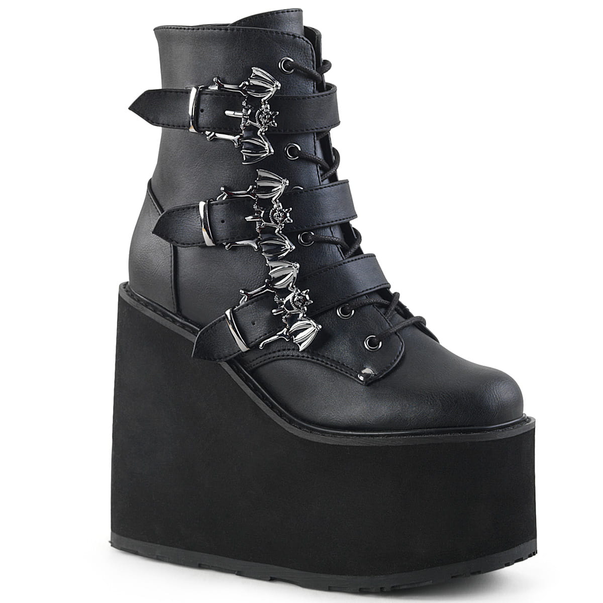 DemoniaCult SWING-103 Damen Stiefelette Schwarz