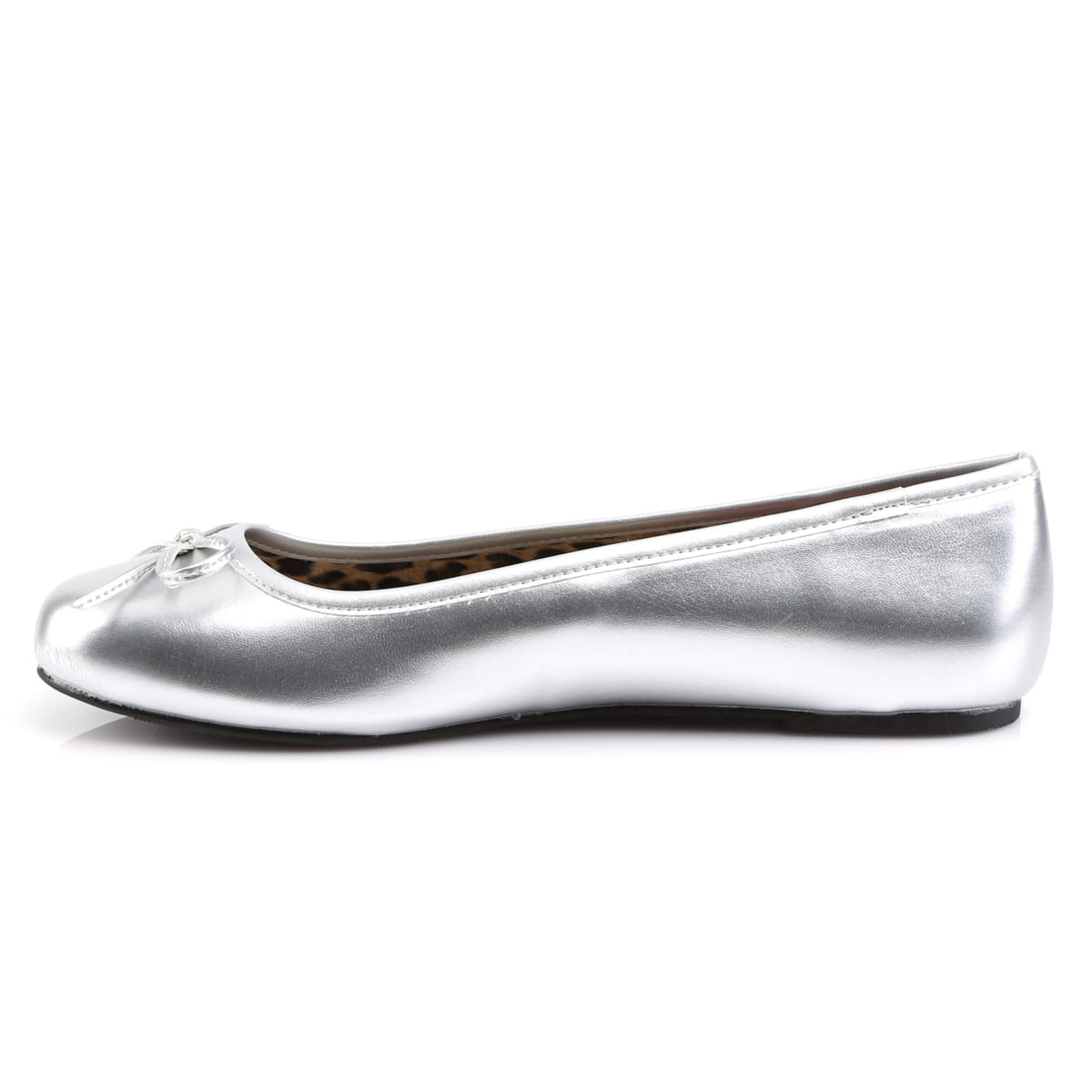 Pleaser Pink Label ANNA-01 Damen Flats Silber  EU 45