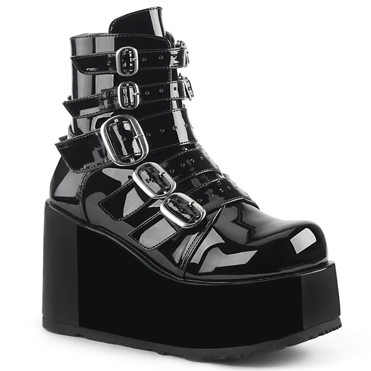 DemoniaCult CONCORD-57 Damen Stiefelette Schwarz