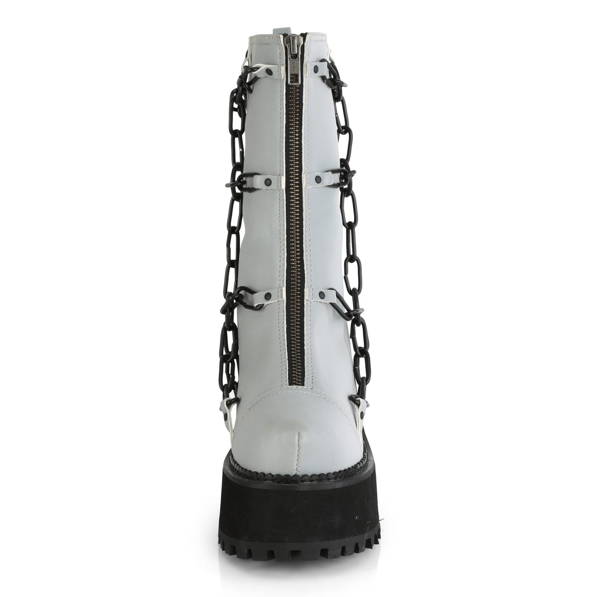 DemoniaCult ASSAULT-66 Damen Stiefelette Grau  EU 40