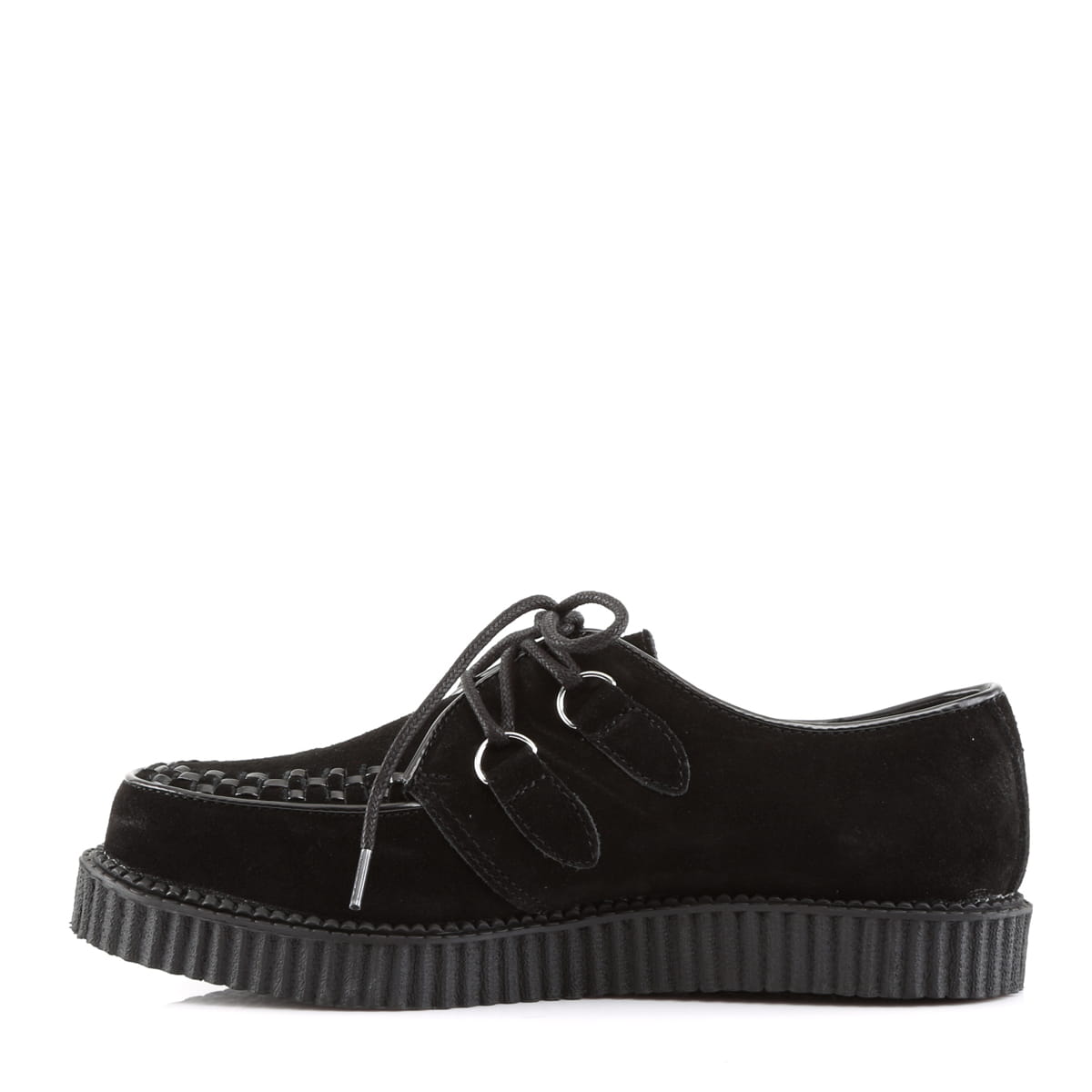 DemoniaCult CREEPER-602S Unisex Creeper Schwarz  EU 45