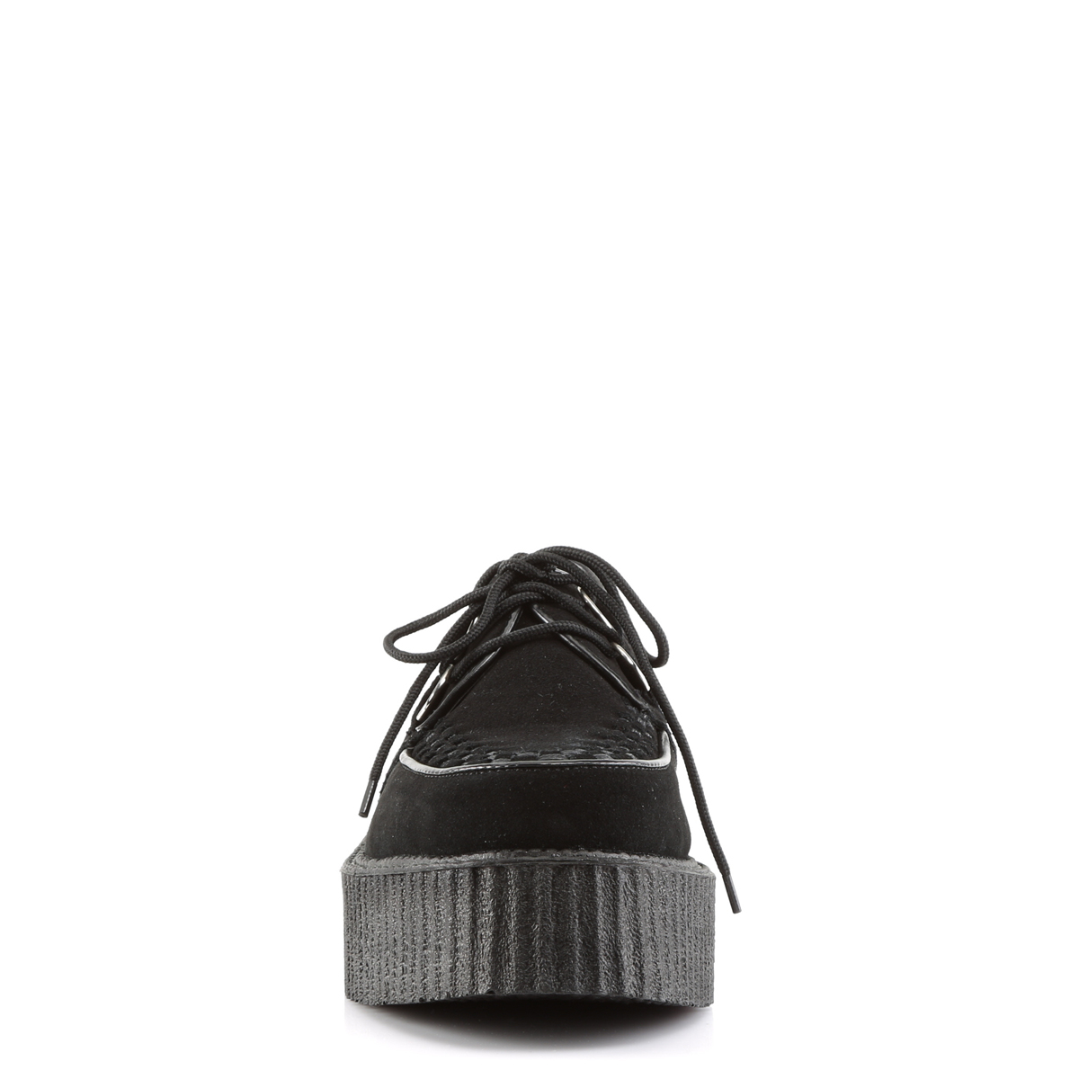 DemoniaCult CREEPER-402S Unisex Creeper Schwarz  EU 38
