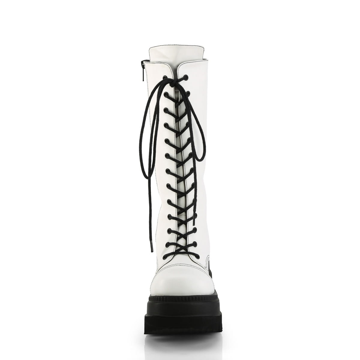 DemoniaCult SHAKER-72 Damen Stiefel Weiß  EU 41