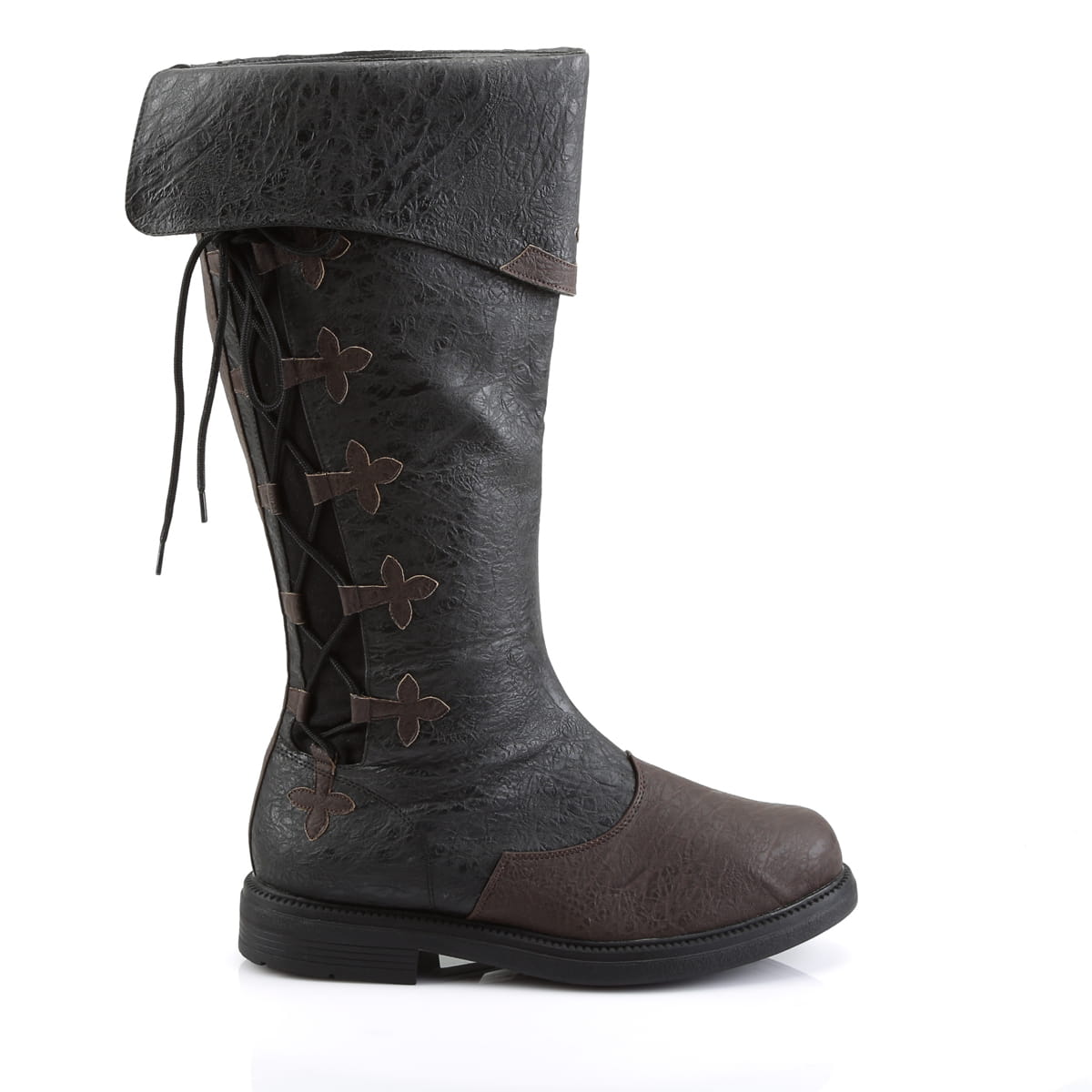 Funtasma CAPTAIN-110 Herren Stiefel Schwarz Braun EU 42-43