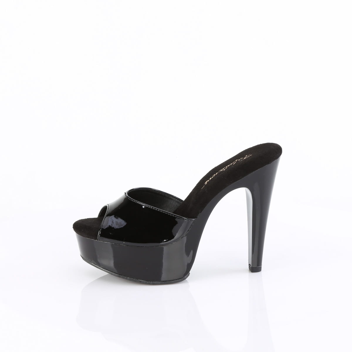 Fabulicious MARTINI-501 Damen Slipper Schwarz Lack EU 38