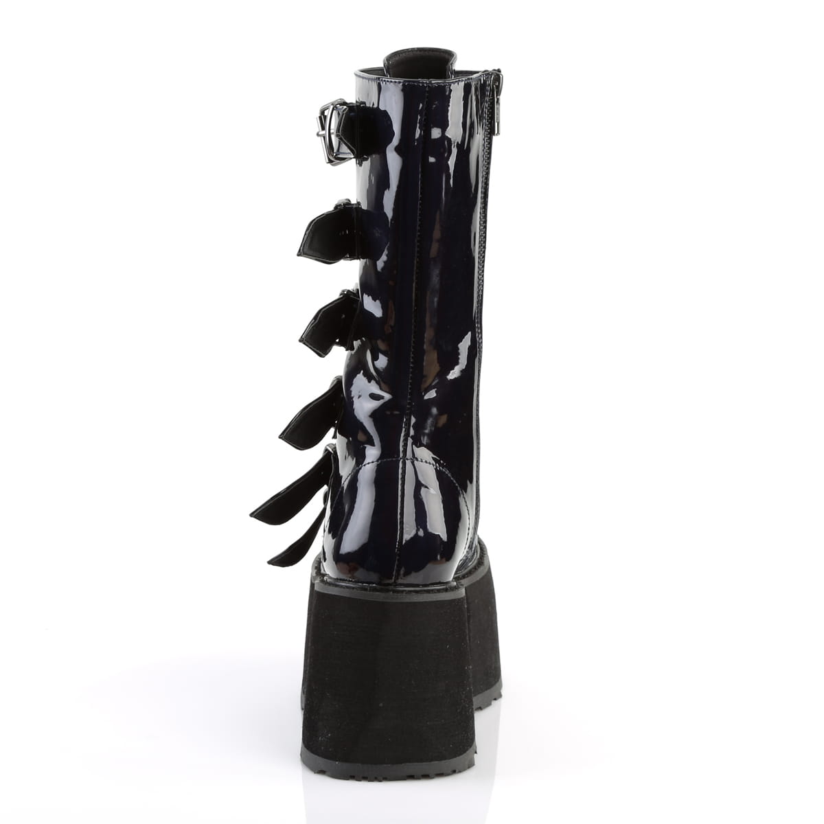 DemoniaCult DAMNED-225 Damen Stiefel Schwarz Holo EU 41
