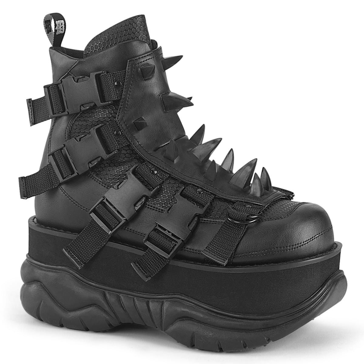DemoniaCult NEPTUNE-68 Unisex Stiefelette Schwarz