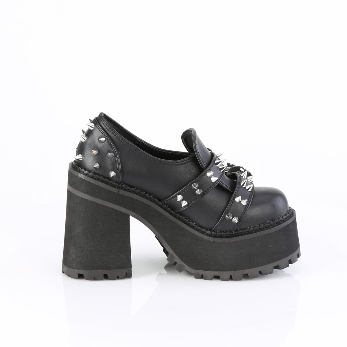 DemoniaCult ASSAULT-38 Damen Halbschuh Schwarz  EU 40