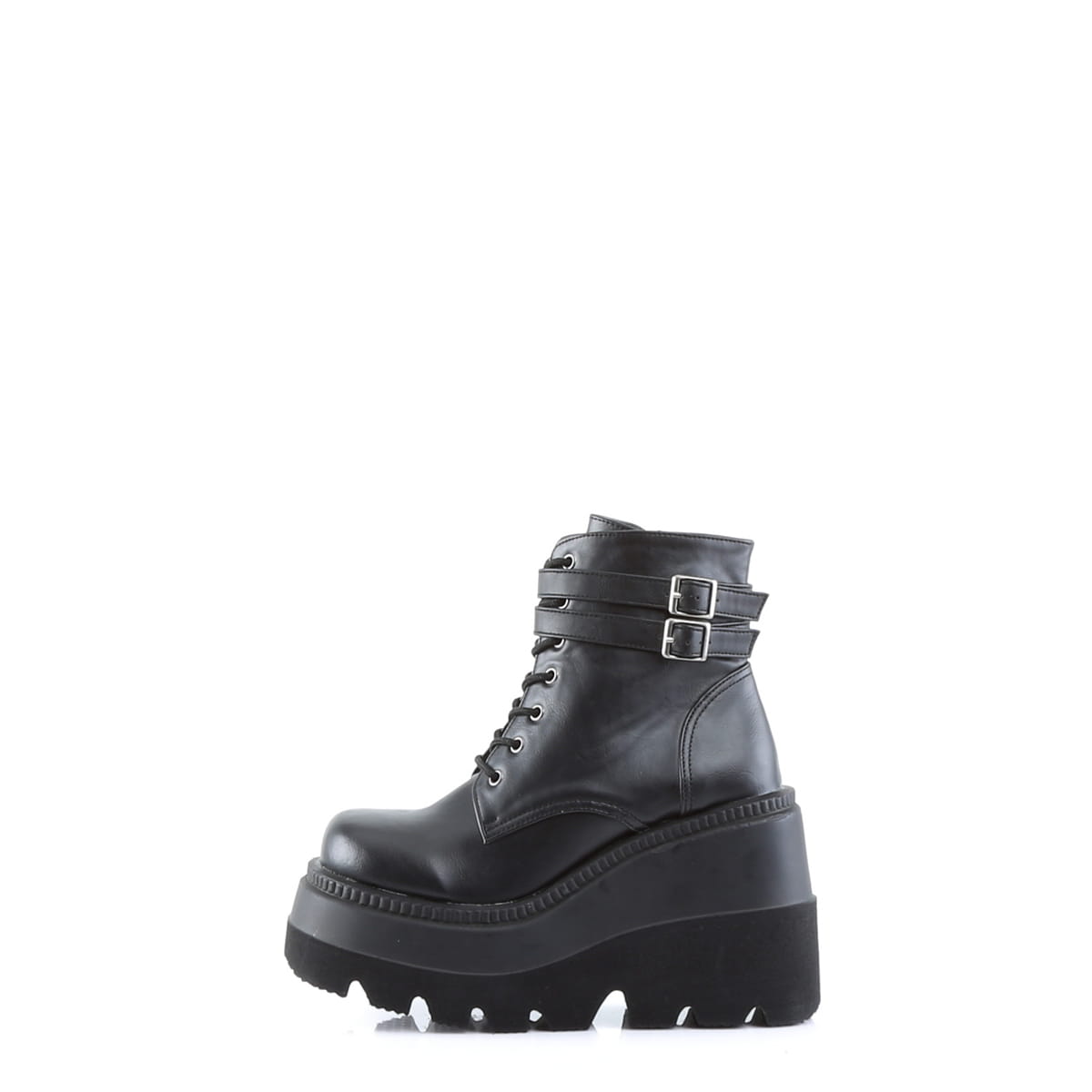 DemoniaCult SHAKER-52 Damen Stiefelette Schwarz Matt EU 40