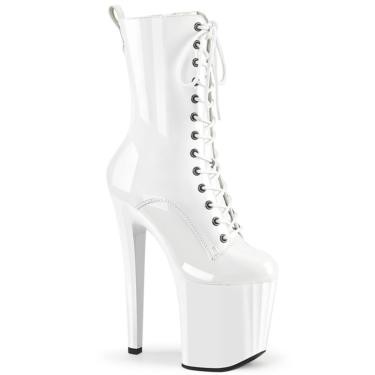 Pleaser ENCHANT-1040 Damen Stiefelette Weiß EU 40