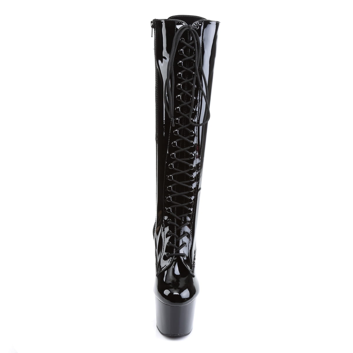Pleaser ADORE-2023 Damen Stiefel Schwarz Lack EU 35