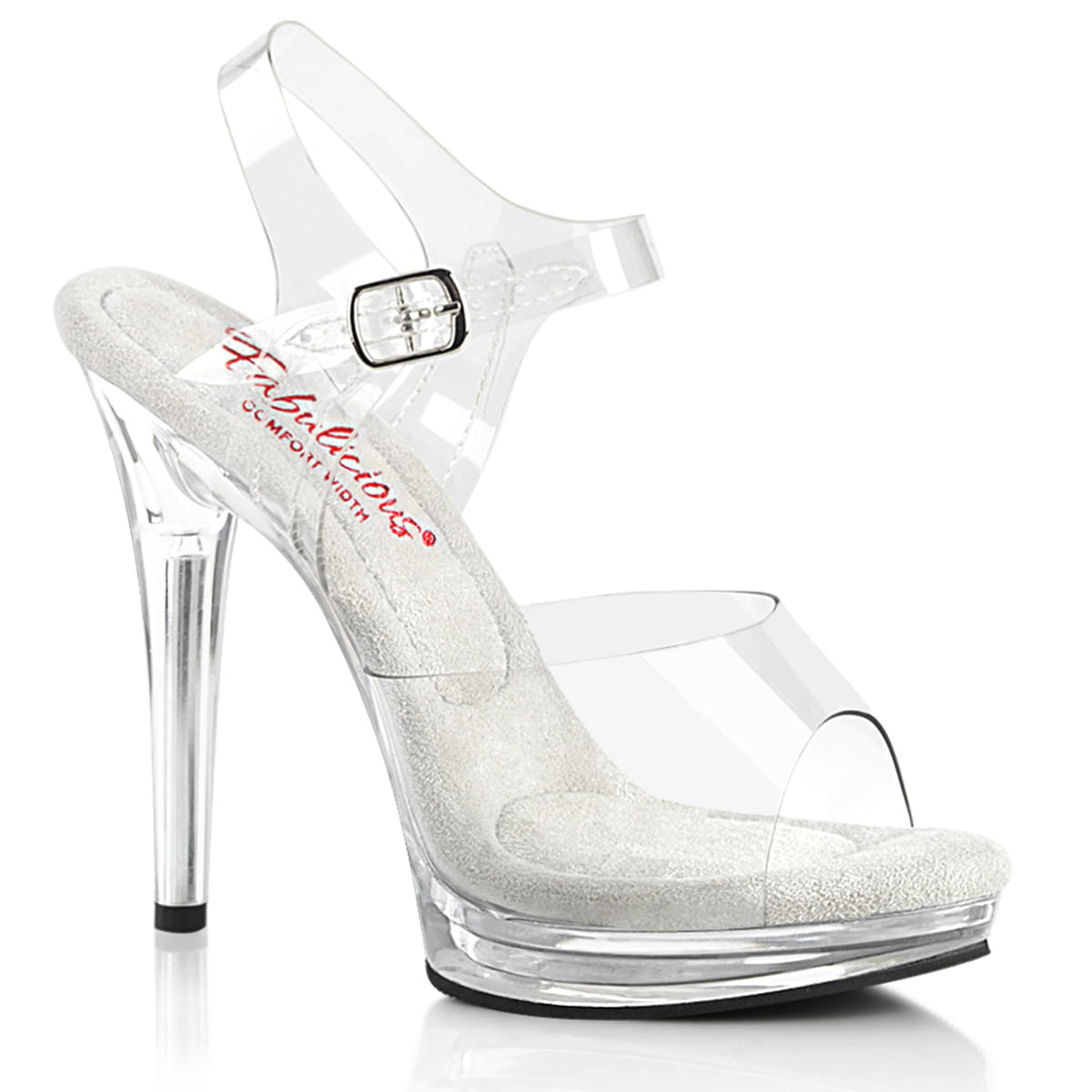 Fabulicious GLORY-508 Damen Sandale Transparent  EU 35
