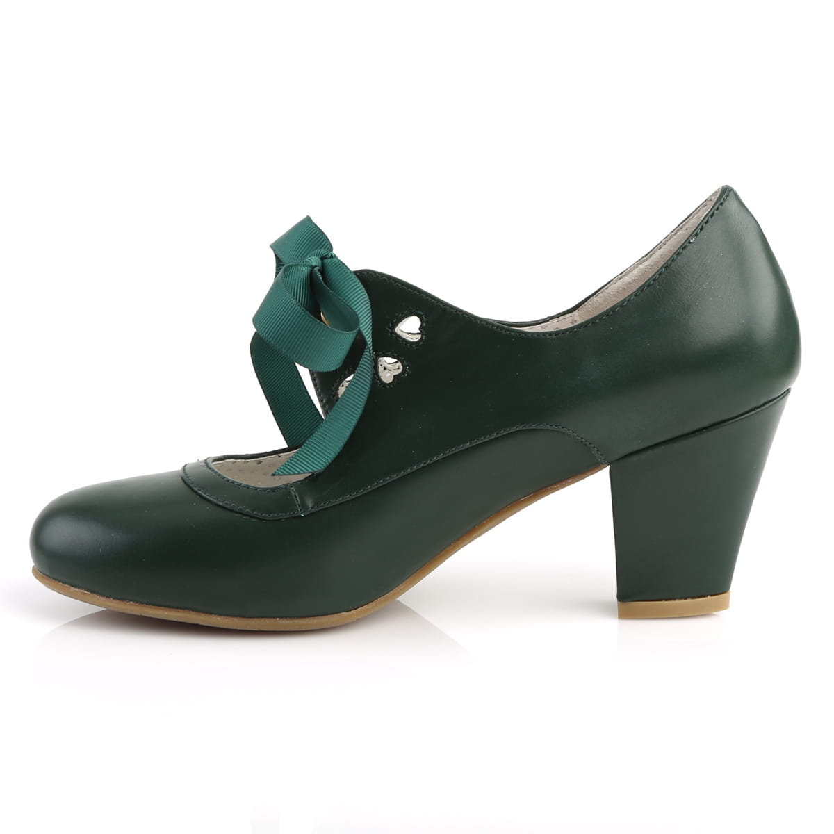 Pin Up Couture WIGGLE-32 Damen Pumps Dunkelgrün  EU 36