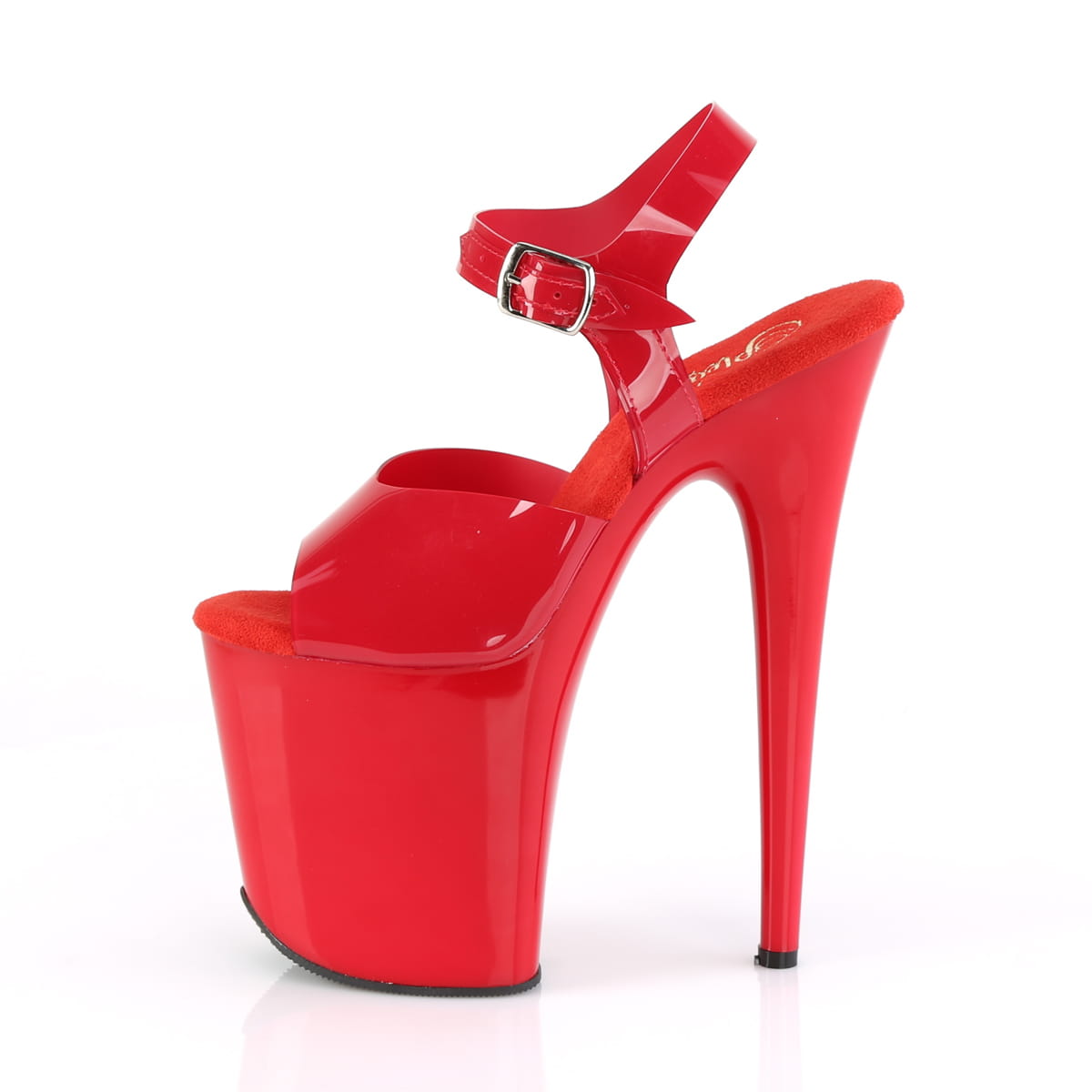 Pleaser FLAMINGO-808N Damen Sandale Rot  EU 35