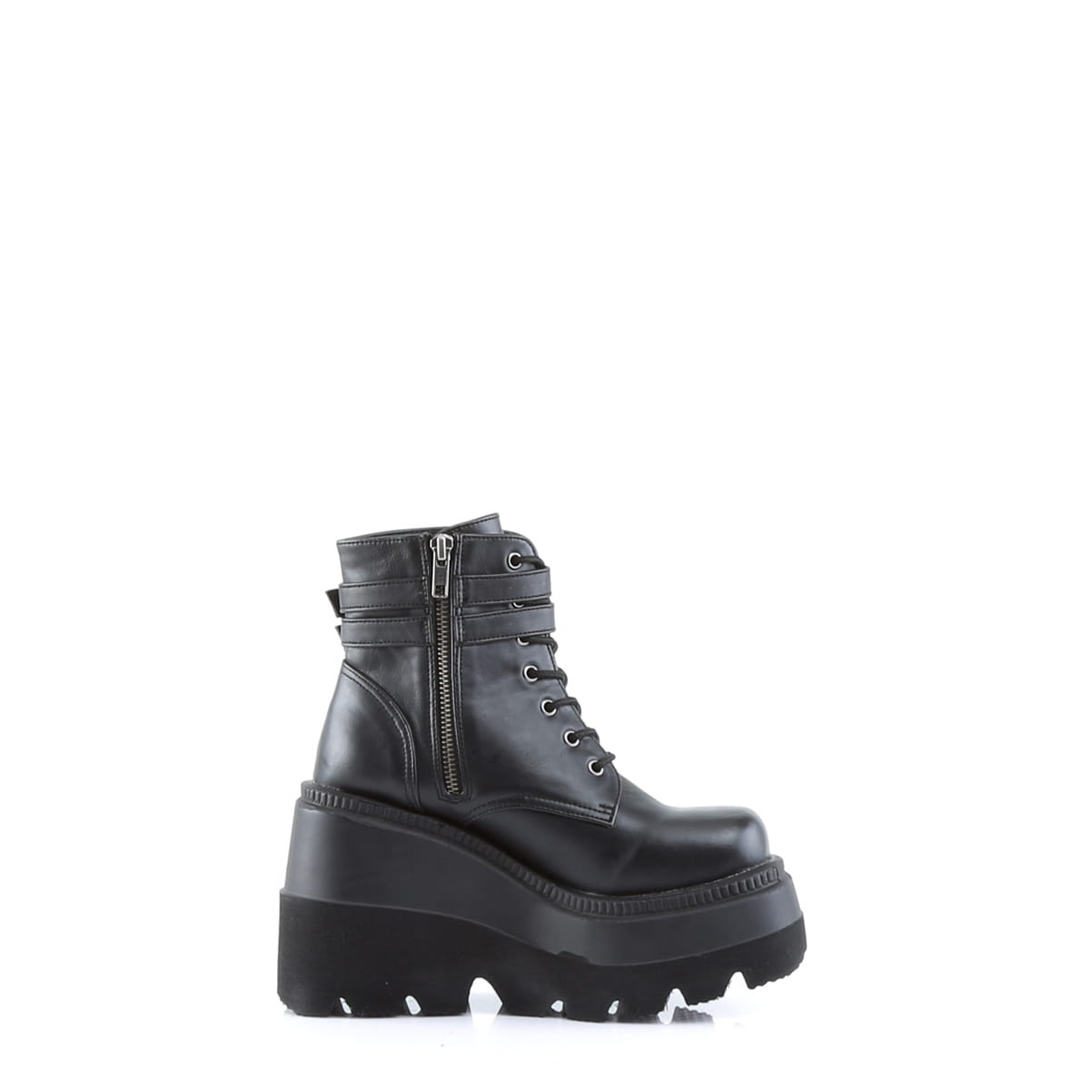 DemoniaCult SHAKER-52 Damen Stiefelette Schwarz Matt EU 40