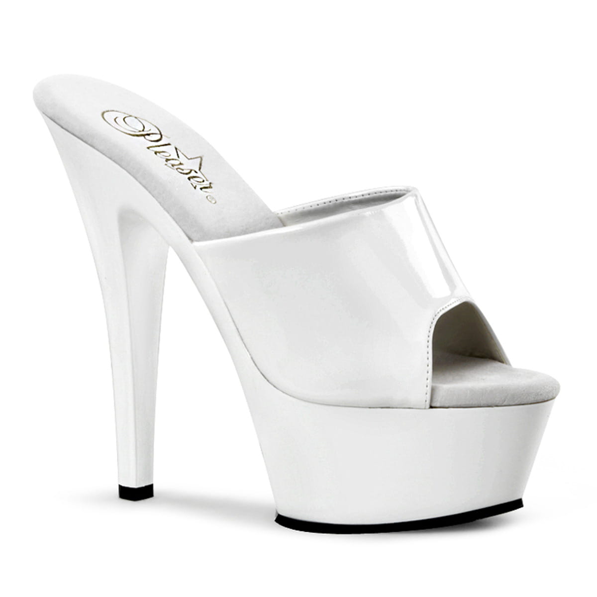 Pleaser KISS-201 Damen Slipper Weiß EU 35