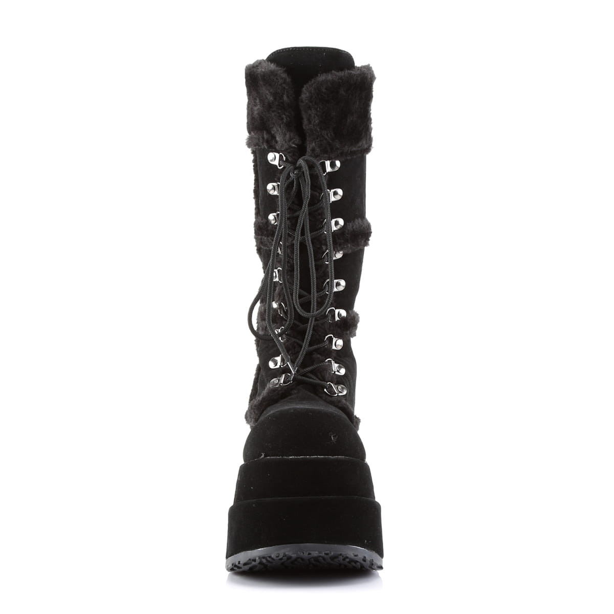 DemoniaCult BEAR-202 Damen Stiefel Schwarz  EU 40