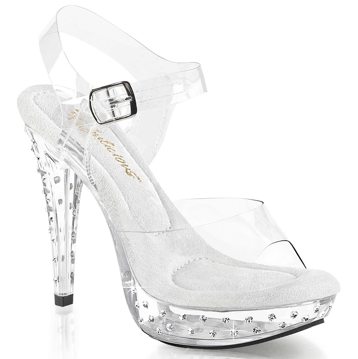 Fabulicious COCKTAIL-508SDT Damen Sandale Transparent
