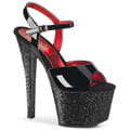 Schwarz Glitter